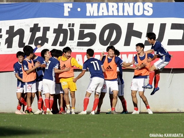 [Jユースカップ]爆発的な攻撃力を見せた横浜FMユースが5発快勝でファイナルへ