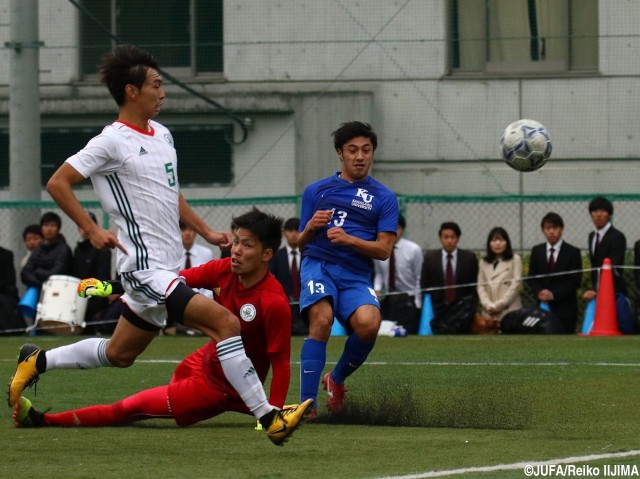 最下位神奈川大は後半44分の同点弾…立正大は1部昇格決定的に(20枚)