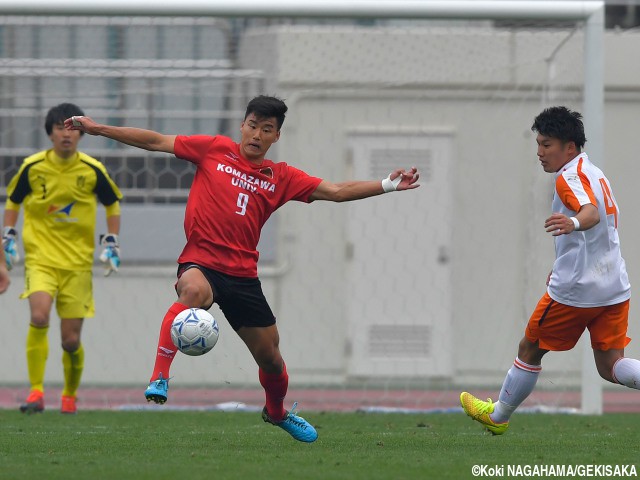 準V駒澤大、エースFW高橋潤哉は大会1得点…「いろんなことを学ばせてもらった」