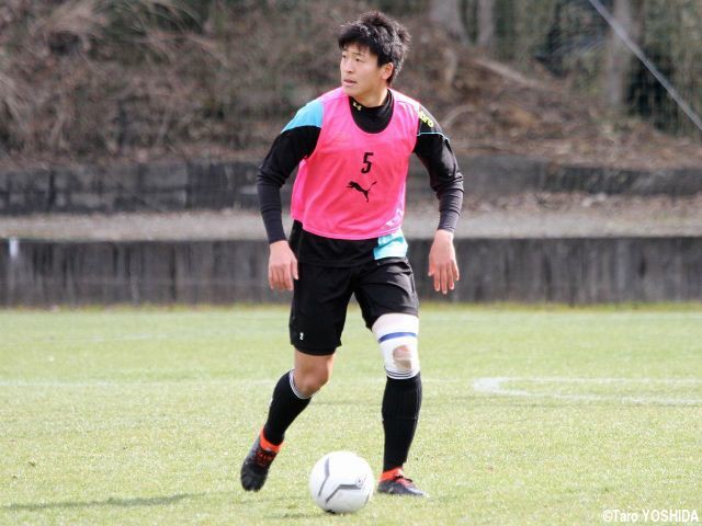 [日本高校選抜選考合宿]東福岡DF西田翔央「日本だけじゃなくて、世界でどのくらい通用するのか試したい」