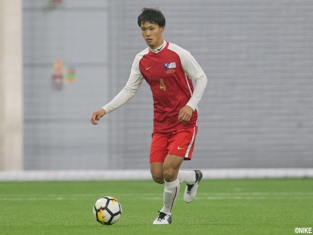 磐田U-18DF平松航が目指す「GAMEOVERさせる選手」とは?