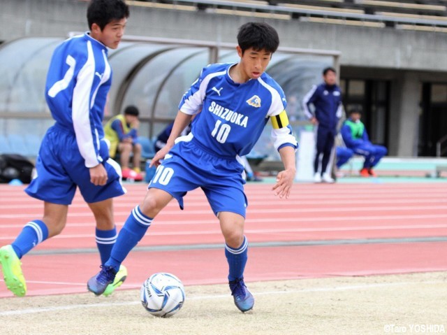 [ヤングサッカーフェスティバル]国体、選手権経験者のU-16静岡県選抜MF熊取谷、課題を改善して全国での勝利を