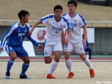 [ヤングサッカーフェスティバル]“静岡凱旋”の日本高校選抜CB大石、目標達成も「悔しい」