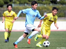 [新人戦]先制されても慌てない高川学園、10番MF江尻が同点ゴール!