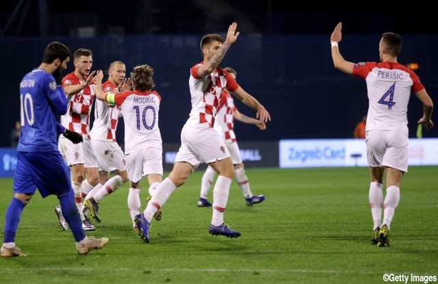 W杯準優勝クロアチアが大苦戦…格下アゼルバイジャンに先制許すも逆転勝利