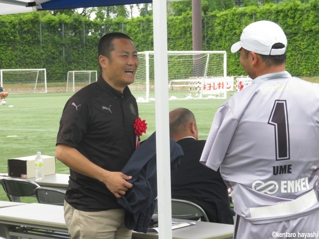 2002年W杯戦士のC大阪・森島社長がアンプティサッカーを初観戦「興味を持ってもらうことに協力したい」