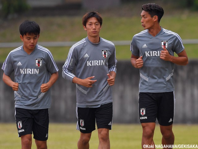 目立つFC東京勢…の中に槙野も。森保J国内組はランニングなど軽い調整(20枚)