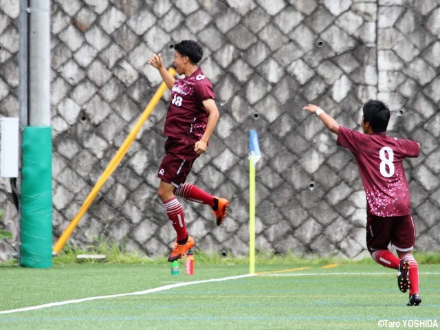 名経大高蔵は波なくしたCB沢田が決勝も完封勝利に貢献、決勝ヘッドも!:愛知