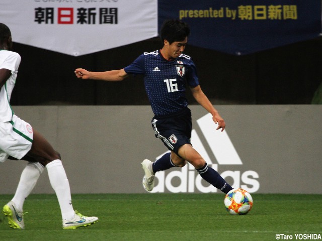 横浜FCの先輩目標に進化。U-16日本代表MF山崎が先制アシスト(4枚)