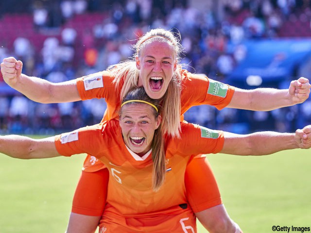 女子W杯ベスト4出揃う! オランダが初の準決勝へ…“東京行き”の欧州勢3チームも決定
