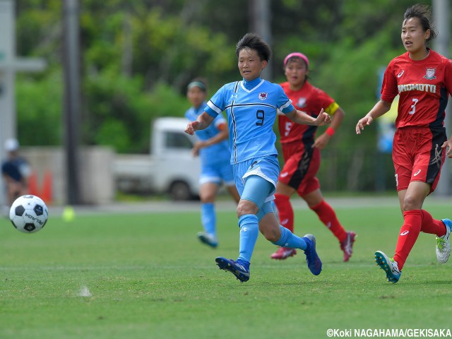 十文字のU-16日本代表FW藤野あおば、脅威のルーキーが圧巻ドリブル(7枚)