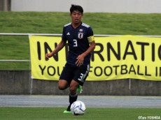 山形のU-17日本代表DF半田陸、J初先発でいきなり先制アシスト!