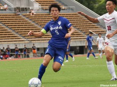 チームを統率した鹿屋体育大DF奥田雄大、闘将は来季徳島でプレー(5枚)