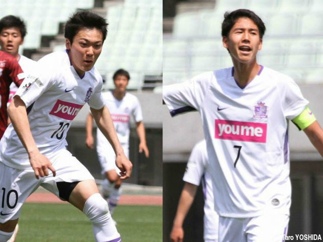 広島ユースのU-18日本代表FW鮎川&MF土肥がプロ契約を締結!