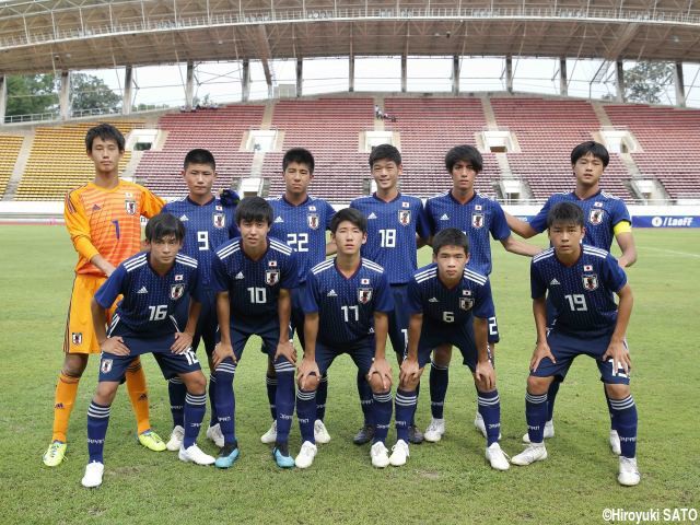 [AFC U-16選手権予選]U-15日本代表vsU-15ラオス代表試合記録