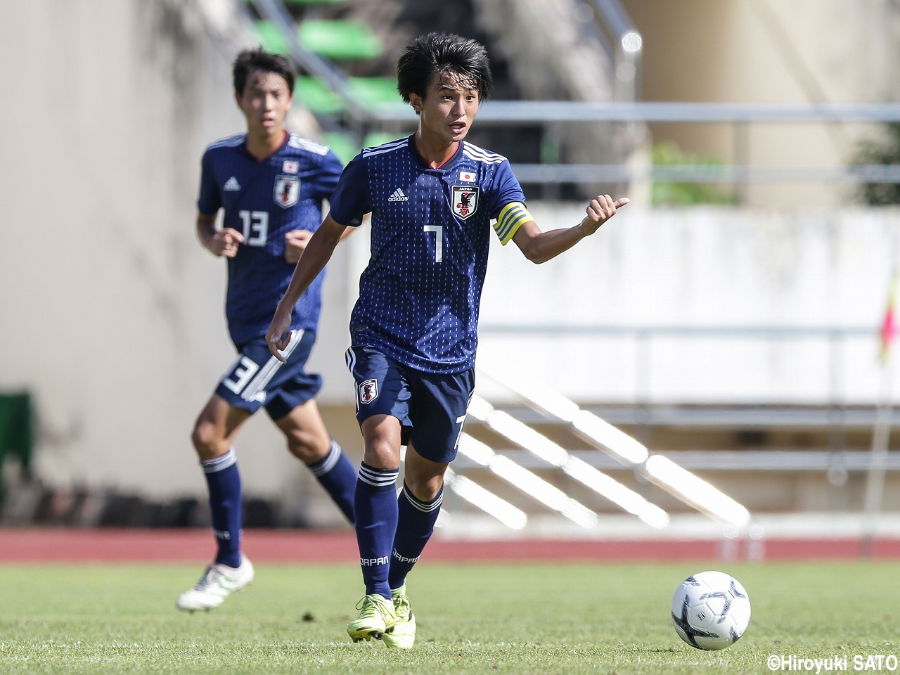 Afc U 16選手権予選 U 15日本代表のゲーム主将務めたmf大迫塁 4枚 記事詳細 Infoseekニュース