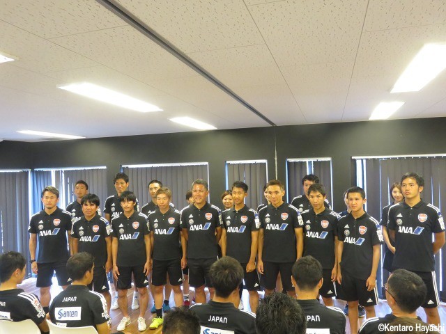 9・30開幕　ブラインドサッカーアジア選手権の日本代表壮行会を開催。川村主将「勝ちきって東京に挑む」