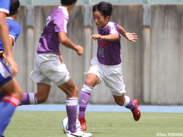 藤枝東の崩し役・柳谷&万能型ストライカー・栗山(6枚)