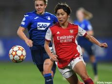 岩渕真奈がOG誘発で同点に追いつく!! アーセナル女子は敵地で4失点敗戦もベスト8進出(8枚)