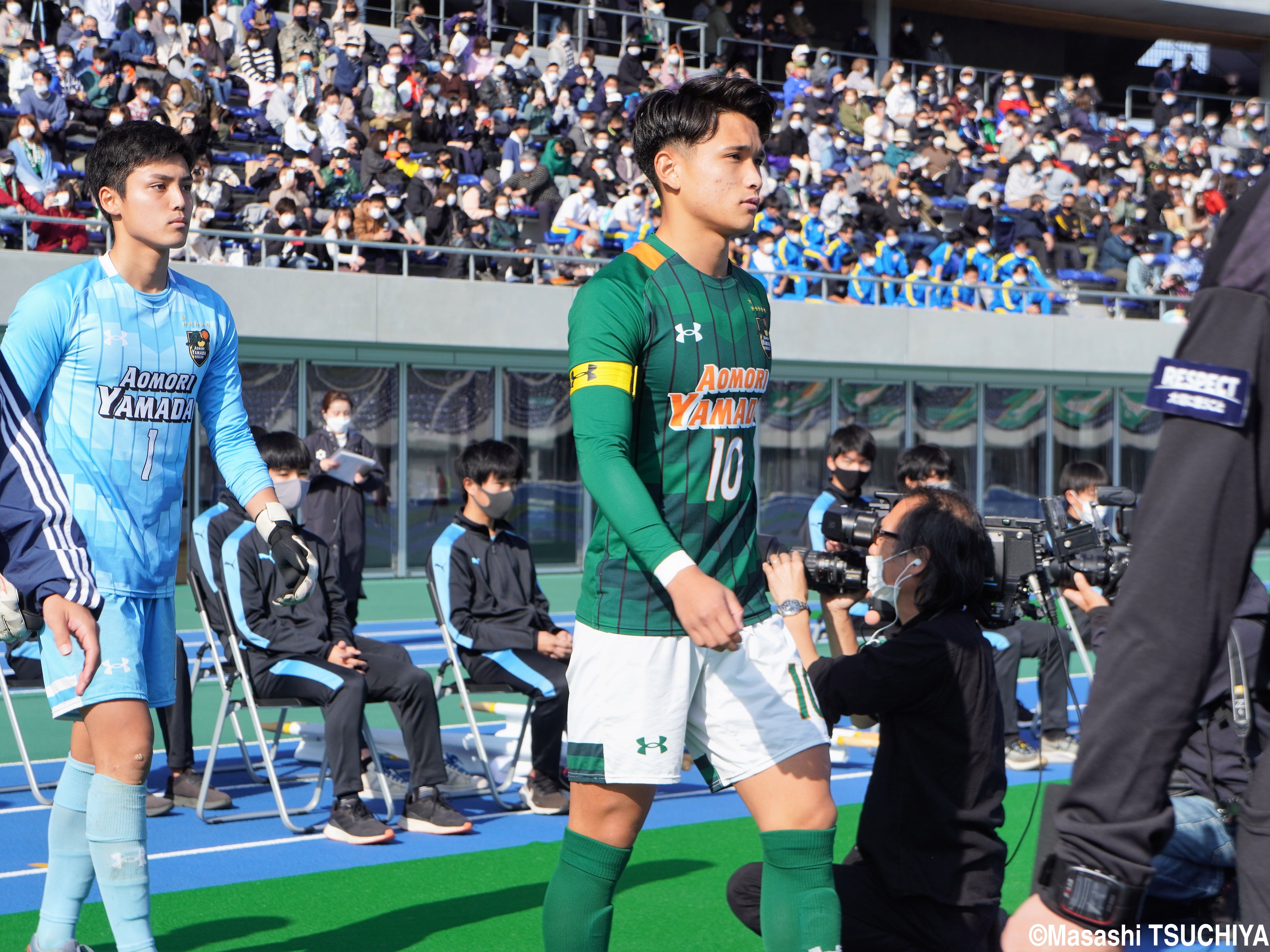 青森山田を率いるキャプテン。FC東京内定の高校世代最注目MF松木玖生(8枚)