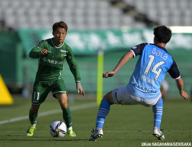 東京Vの11番FW山下諒也が横浜FCに完全移籍「まだまだな自分を成長させるために」