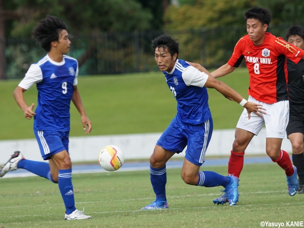 [関西]貪欲にゴールを狙った関学大3回生コンビ…京都内定FW木村勇大、FW山田剛綺(10枚)