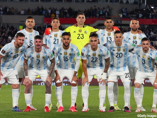南米予選に向けたアルゼンチン代表メンバー発表! すでにW杯出場は決定