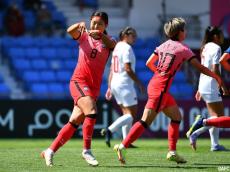 韓国女子が初のアジア杯決勝進出、なでしこが中国に勝てば決勝は日韓戦に
