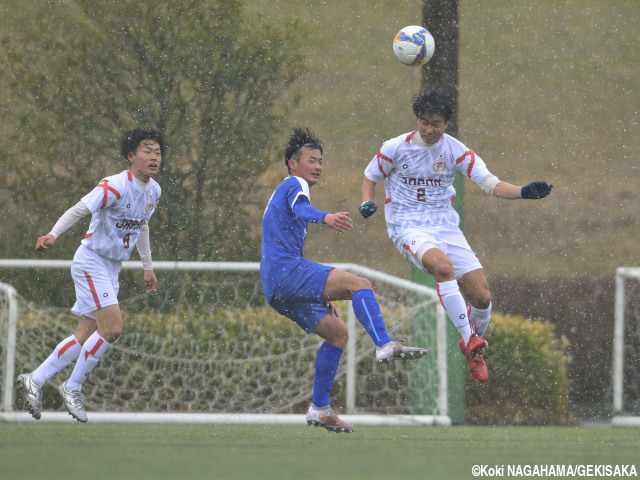 本格始動2日目の日本高校選抜、好守とFW松永40m弾、FW福田同点弾などで強豪・桐蔭横浜大に健闘