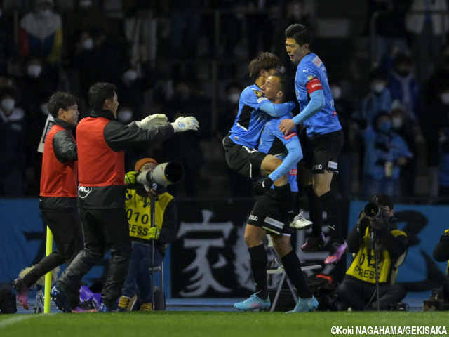 決勝アシストの川崎F遠野大弥が決意「僕らの世代が引っ張らないと」