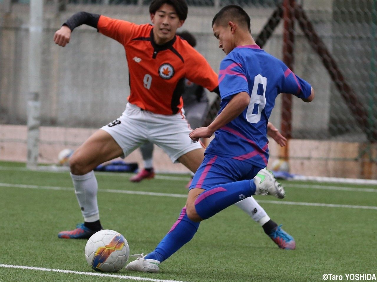 大津の新10番、U-17高校選抜MF田原が華麗な左足コントロール弾(6枚)