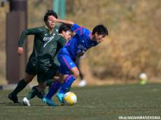 [デンチャレ]日本高校選抜の2年生MF根津元輝は大学生相手に奮闘も「そこで輝ける選手にならないと、上はない」