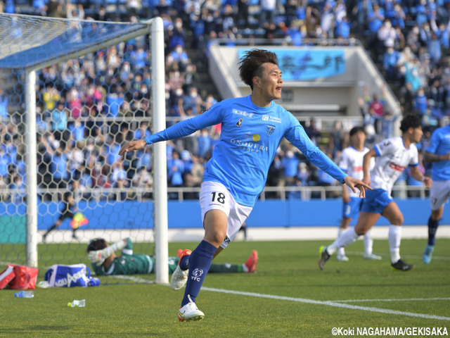 大逆転導く2ゴール! 横浜FC小川航基「感謝しているチームから勝ち点、ゴールを奪えて良かった」