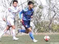 [J-VILLAGE CUP U18]U-17代表の注目レフティー、MF廣井(4枚)