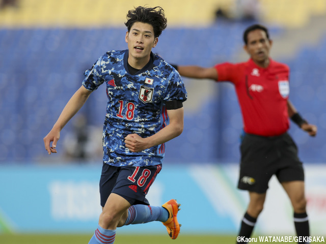 苦戦のU-21日本代表…U23アジア杯ファーストゴールをこじ開けたのは鈴木唯人!「これがアジアの戦い」