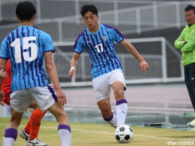 身近になった世界へ。飯塚初の代表候補、2年生左SB藤井葉大は成長・活躍続けてU-17W杯目指す