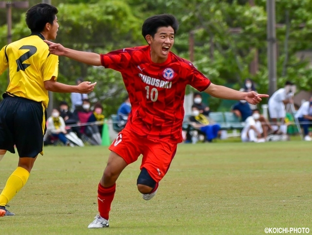 [MOM3886]大分鶴崎FW川野竜聖(3年)_背番号10を背負う163センチの小兵、大一番で「記憶にない」1試合4発!!