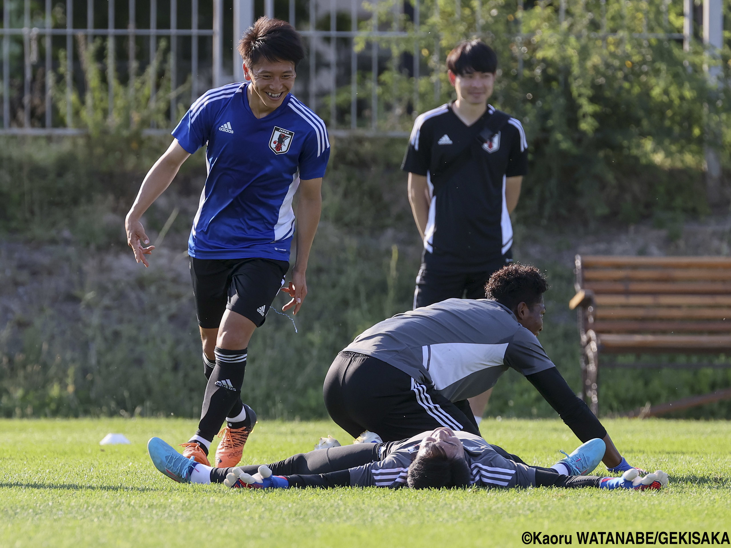 韓国戦は温存…U-21日本代表MF松岡大起は体力フル充電(4枚)