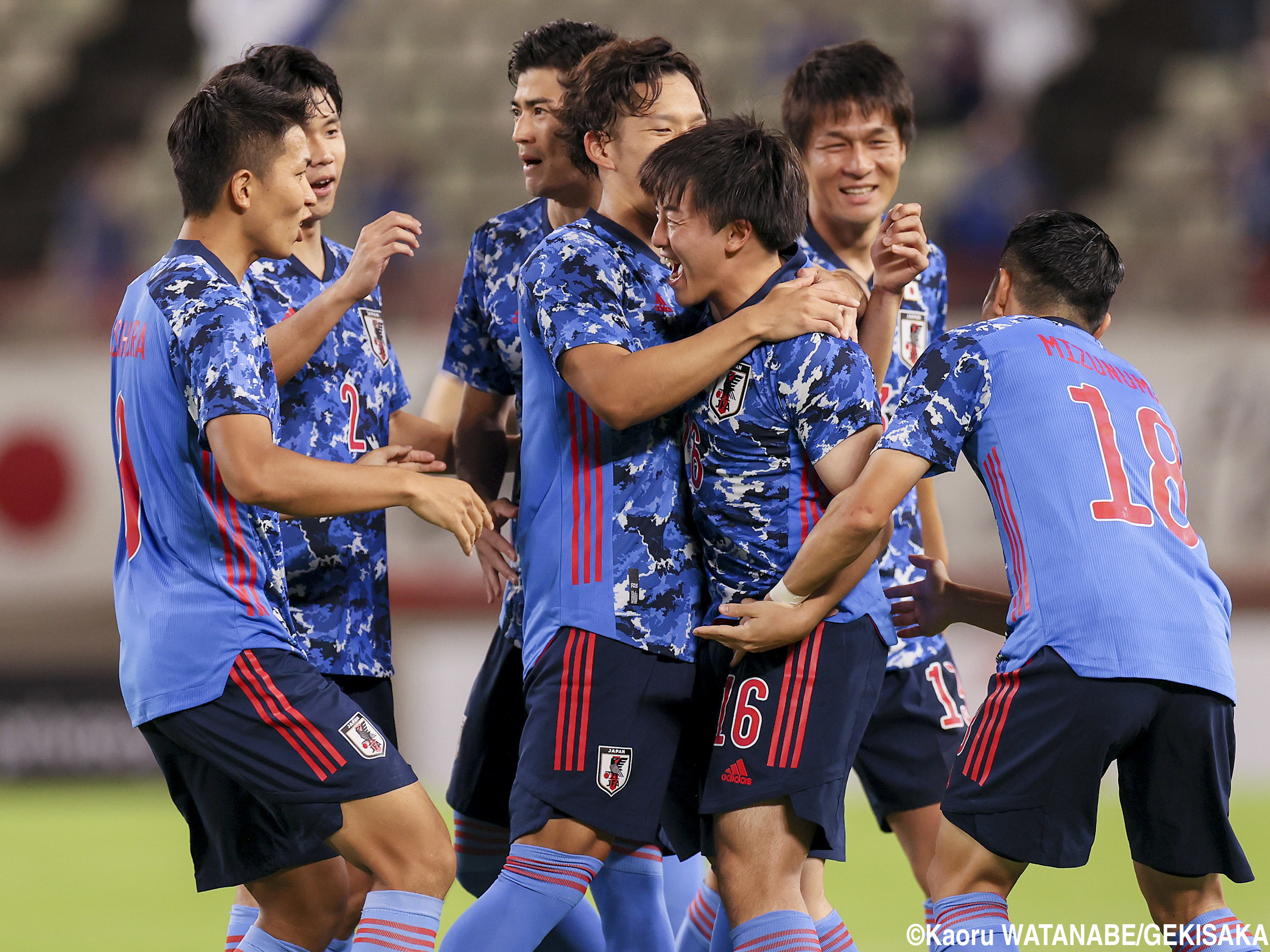 ゴールショーの口火を切るFK弾! 相馬勇紀がA代表初ゴール含む2得点(12枚)