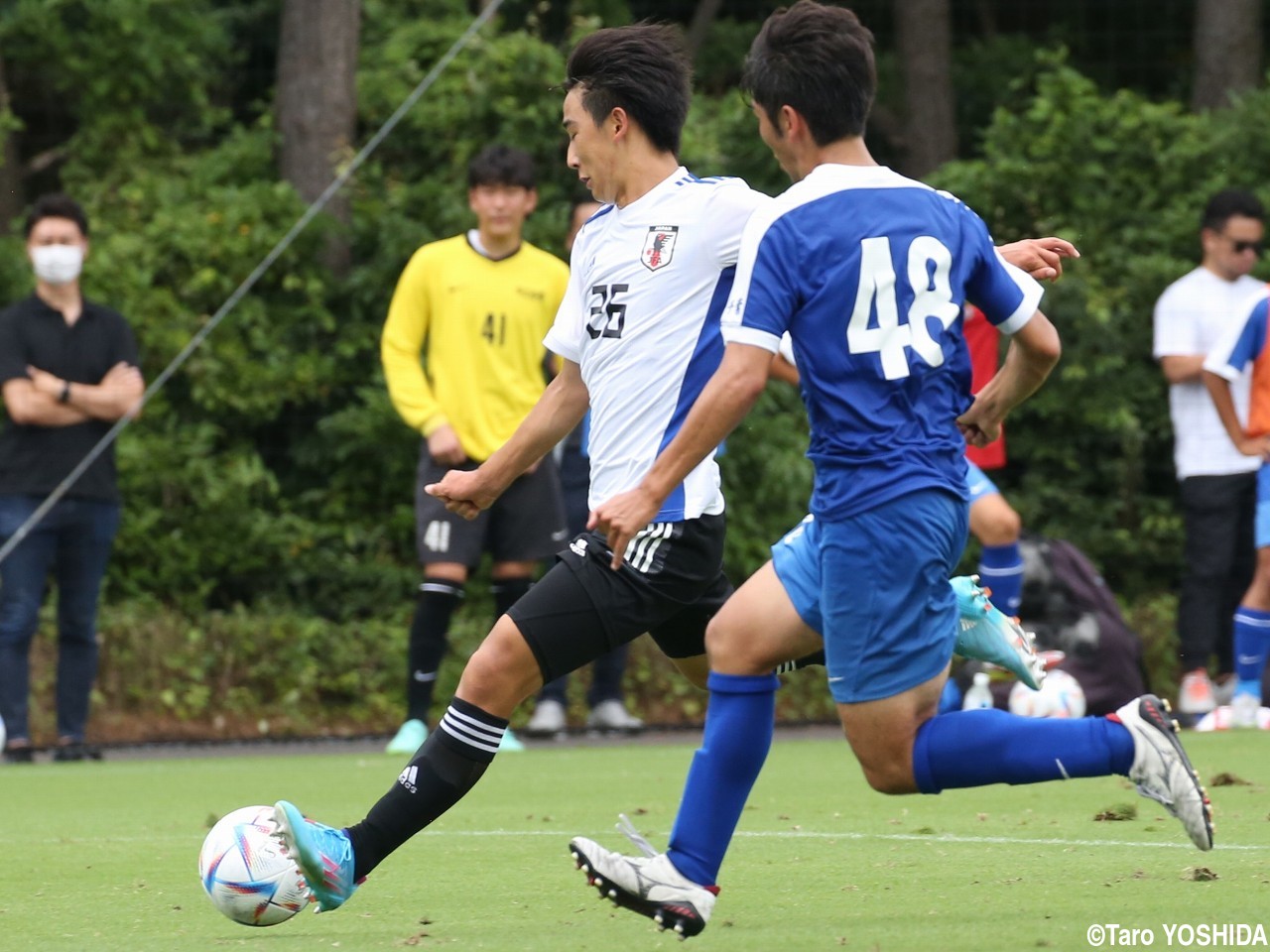 山﨑、吉永、望月がゴール!U-16日本代表候補が市立船橋に3-0で快勝(10枚)