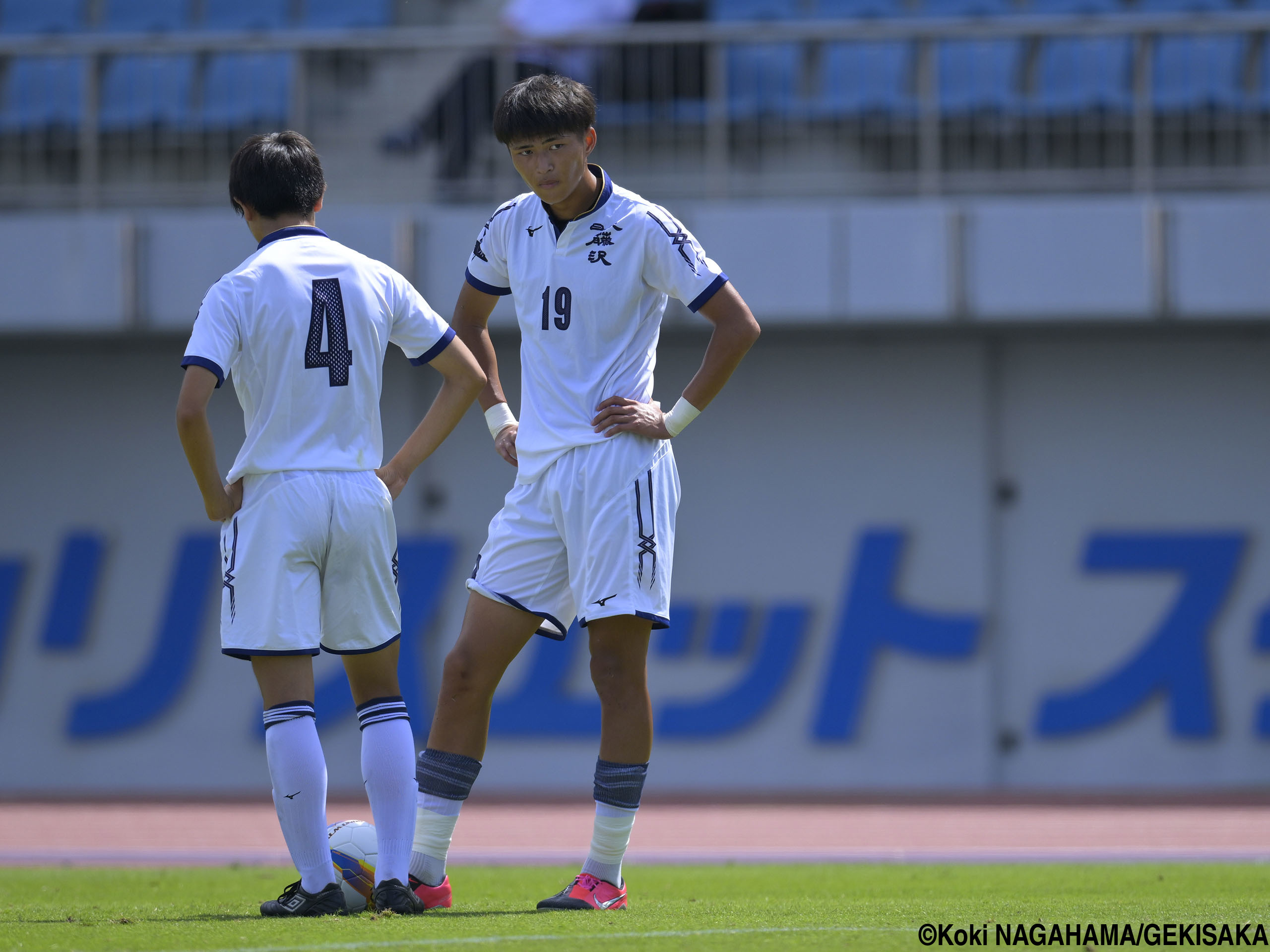 日大藤沢の198cmFW森重陽介は先制ゴールも初戦敗退…冬の躍動を目指す(15枚)