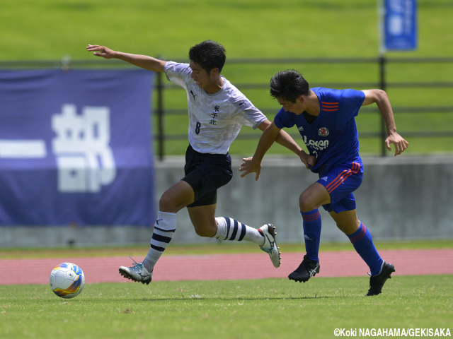 [MOM3964]米子北FW小橋川海斗(3年)_大きな影響及ぼした先制点。前線でライバル、憧れの先輩に負けない動き