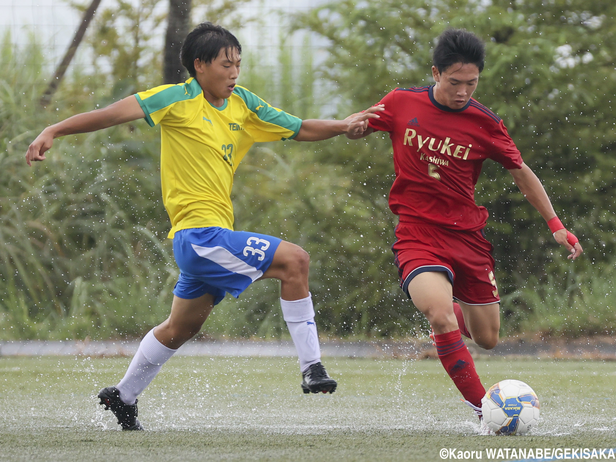 [NB CHAMPIONSHIP U-16]流通経済大柏はDF佐藤夢真&FW山野春太の2発で帝京を撃破! 決勝へ(8枚)