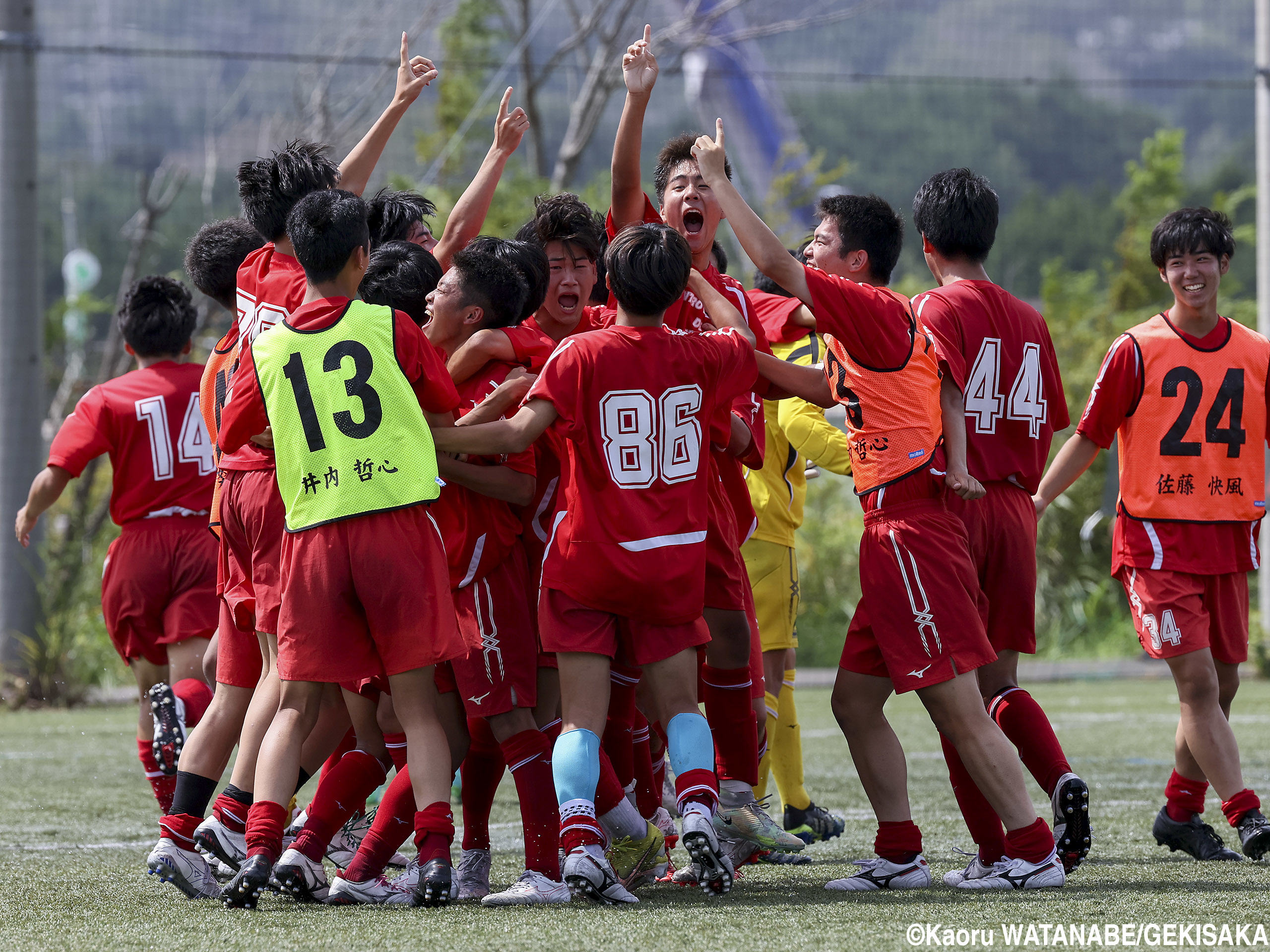 [NB CHAMPIONSHIP U-16]7戦無敗で初優勝! “若き”矢板中央が喜びを爆発(16枚)