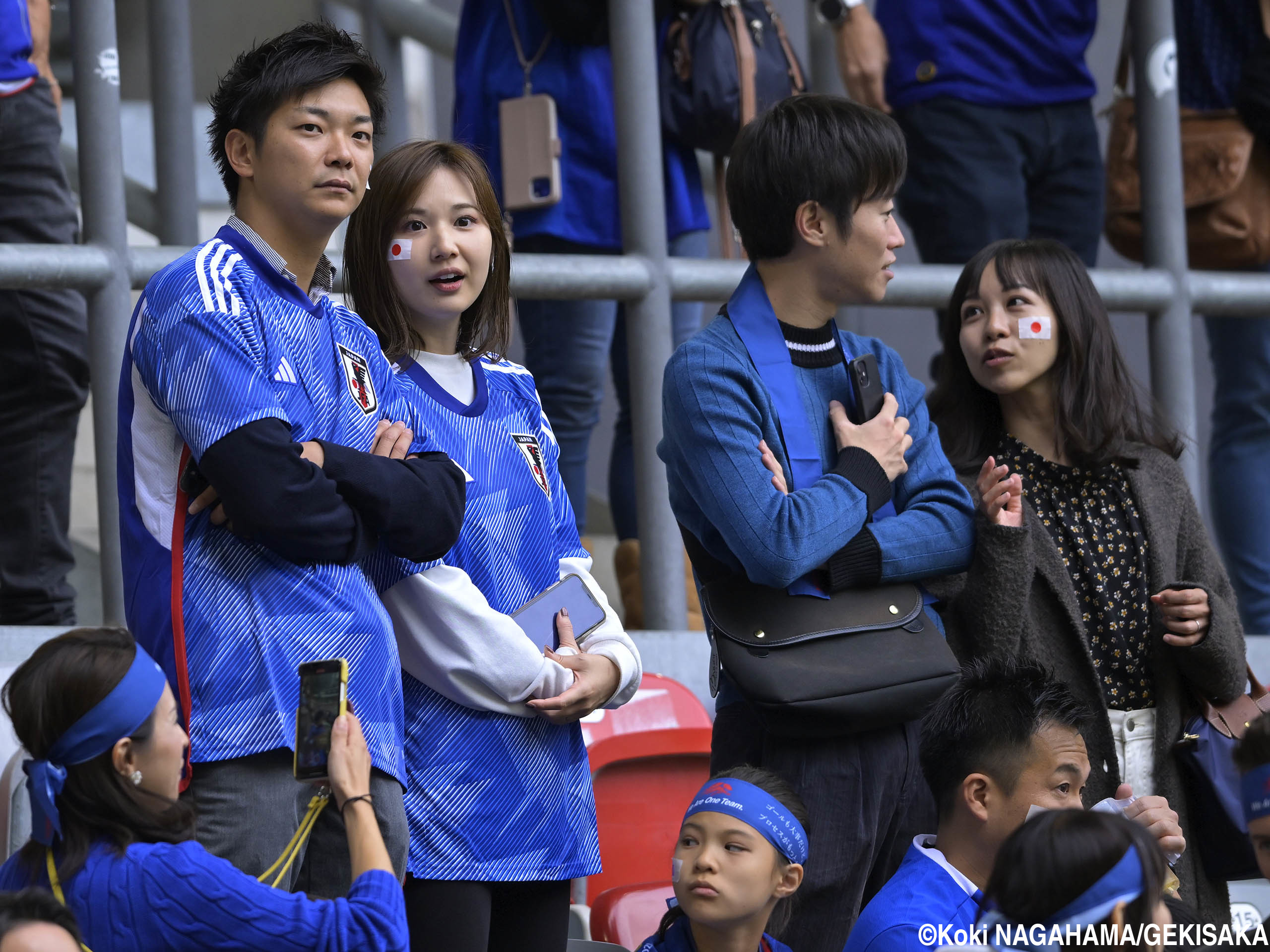 ドイツ遠征初戦で日本を応援したサポーター(20枚)