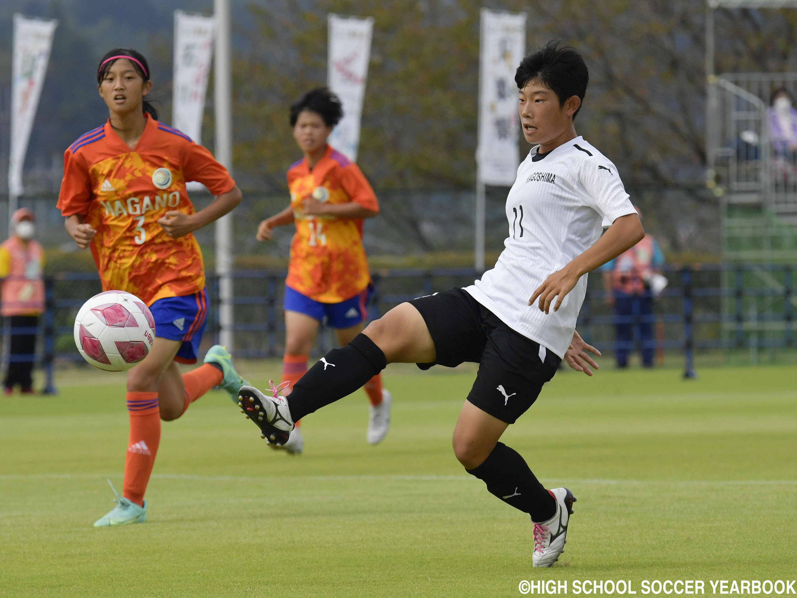 [国体少年女子]鹿児島県が5発完封勝利! 長野県を破って準々決勝へ駒を進める(8枚)