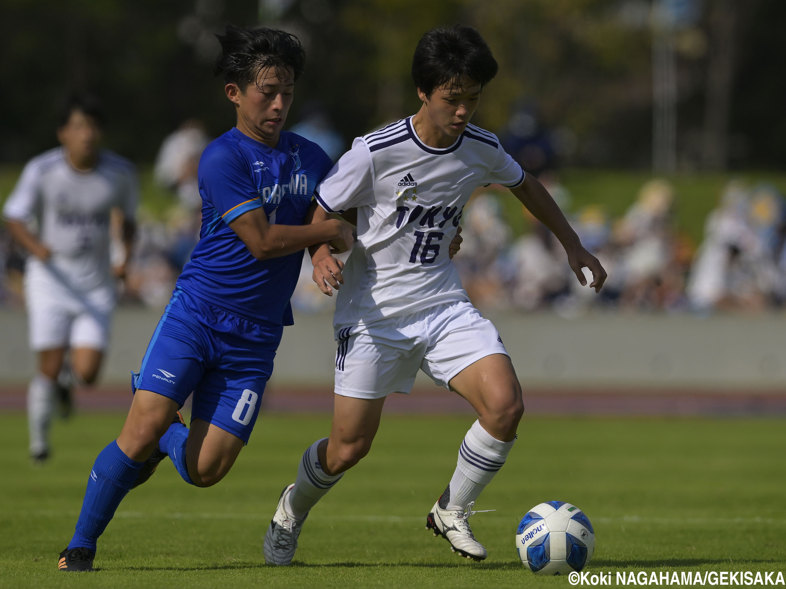 [国体少年男子]試合動かす先制弾! 東京都MF薦田翔太が左足で押し込む(6枚)