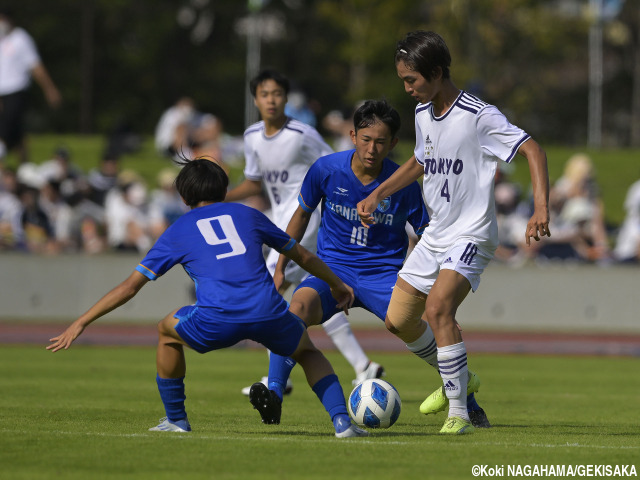 [国体少年男子]川崎F U-18の大型MF田所莉旺は東京都の一員として神奈川県と対峙。軸として「自分が活きなかったのが一番悔しい」