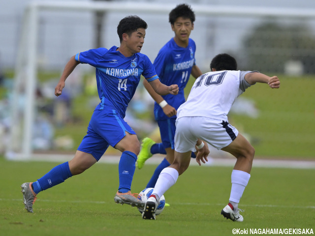 [国体少年男子]5年ぶりV!神奈川県登録全16選手コメント_MF加治佐海(川崎F U-18、1年)「活躍して行って、代表まで行けたら」