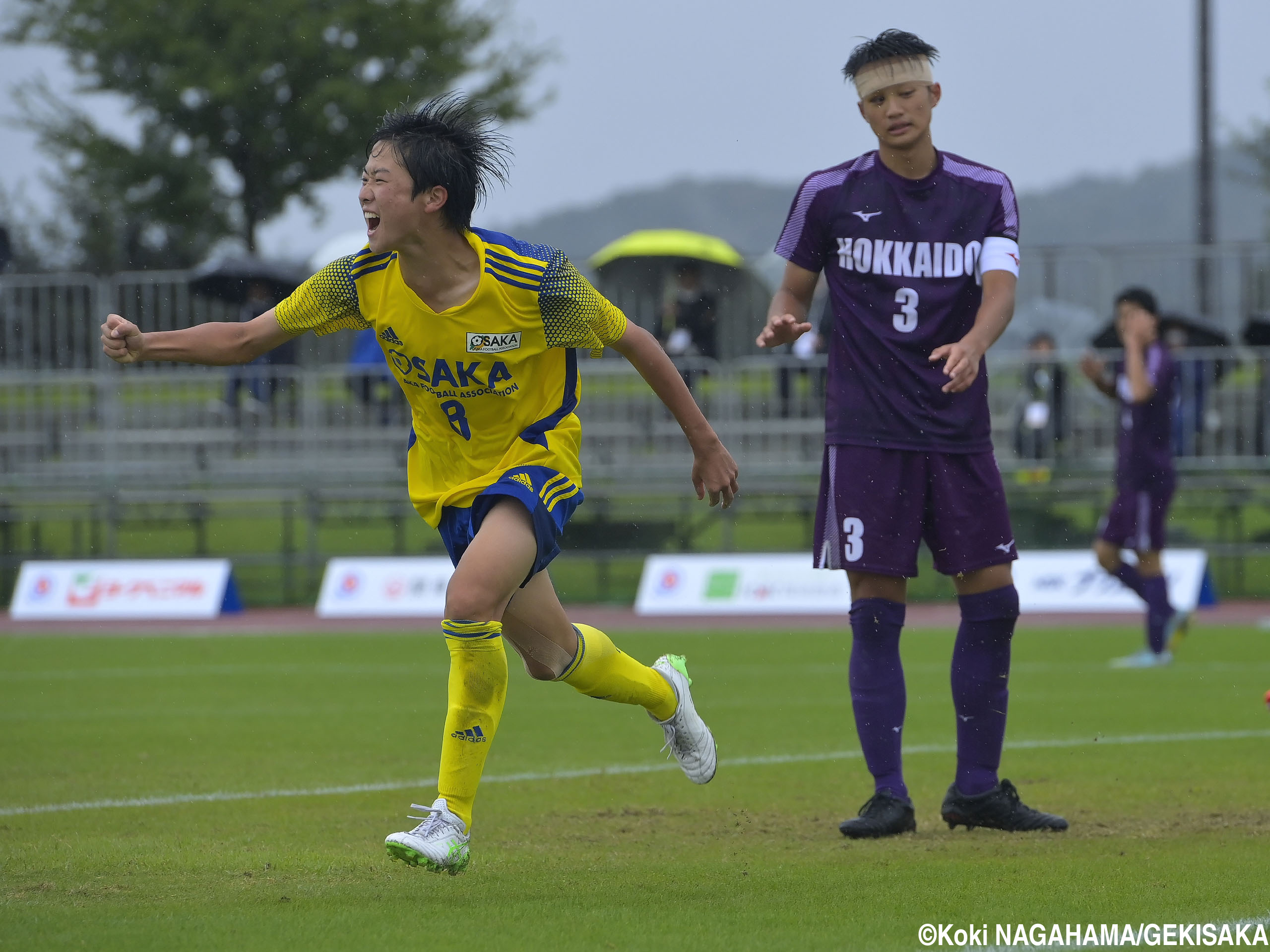 [国体少年男子]MF森田将光が逆転弾、大阪府を3位入賞に導くゴール(6枚)